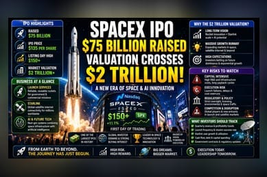 SpaceX IPO Hits $2 Trillion: What Investors Should Know