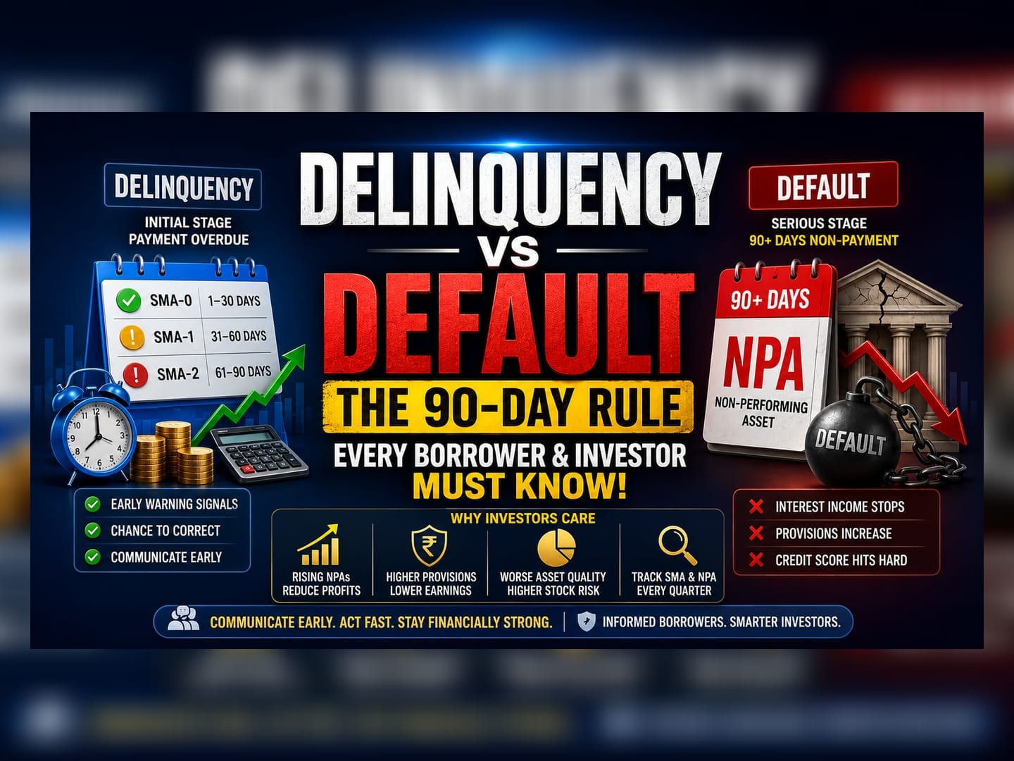 Loan Delinquency vs. Default: Key Financial Concepts