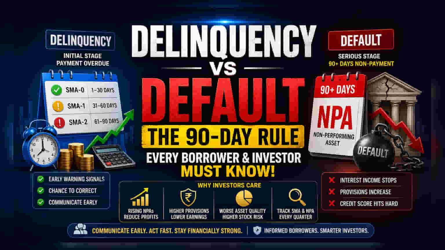 Loan Delinquency vs. Default: ਜਾਣੋ ਕਰਜ਼ੇ ਦੇ ਦੋ ਵੱਖਰੇ ਪੜਾਅ ਅਤੇ ਇਸਦਾ ਤੁਹਾਡੇ ਕ੍ਰੈਡਿਟ 'ਤੇ ਅਸਰ