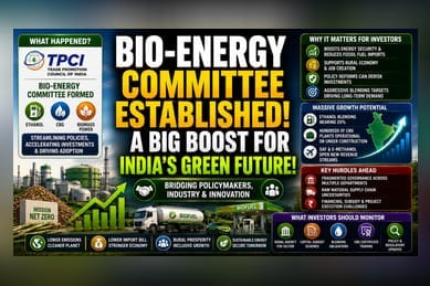 TPCI Forms Bio-Energy Committee as India Scales Green Fuel