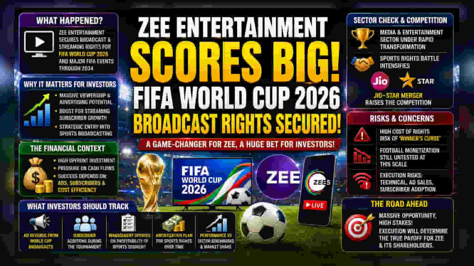Zee Entertainment’s World Cup Strategy: What Investors Are Tracking