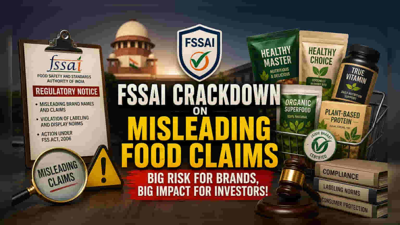 FSSAI Crackdown on 'Healthy' Labels: Investor Impact