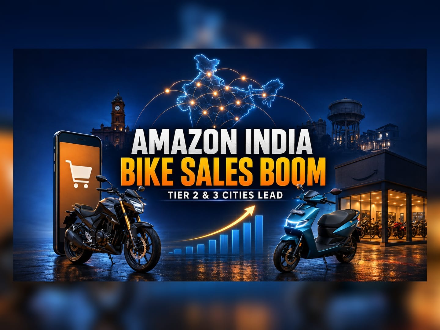 Amazon India 2W Sales Surge: Tier 2, 3 Cities Lead
