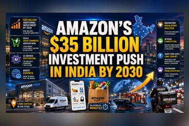 Amazon Unveils $35 Billion India Expansion Plan