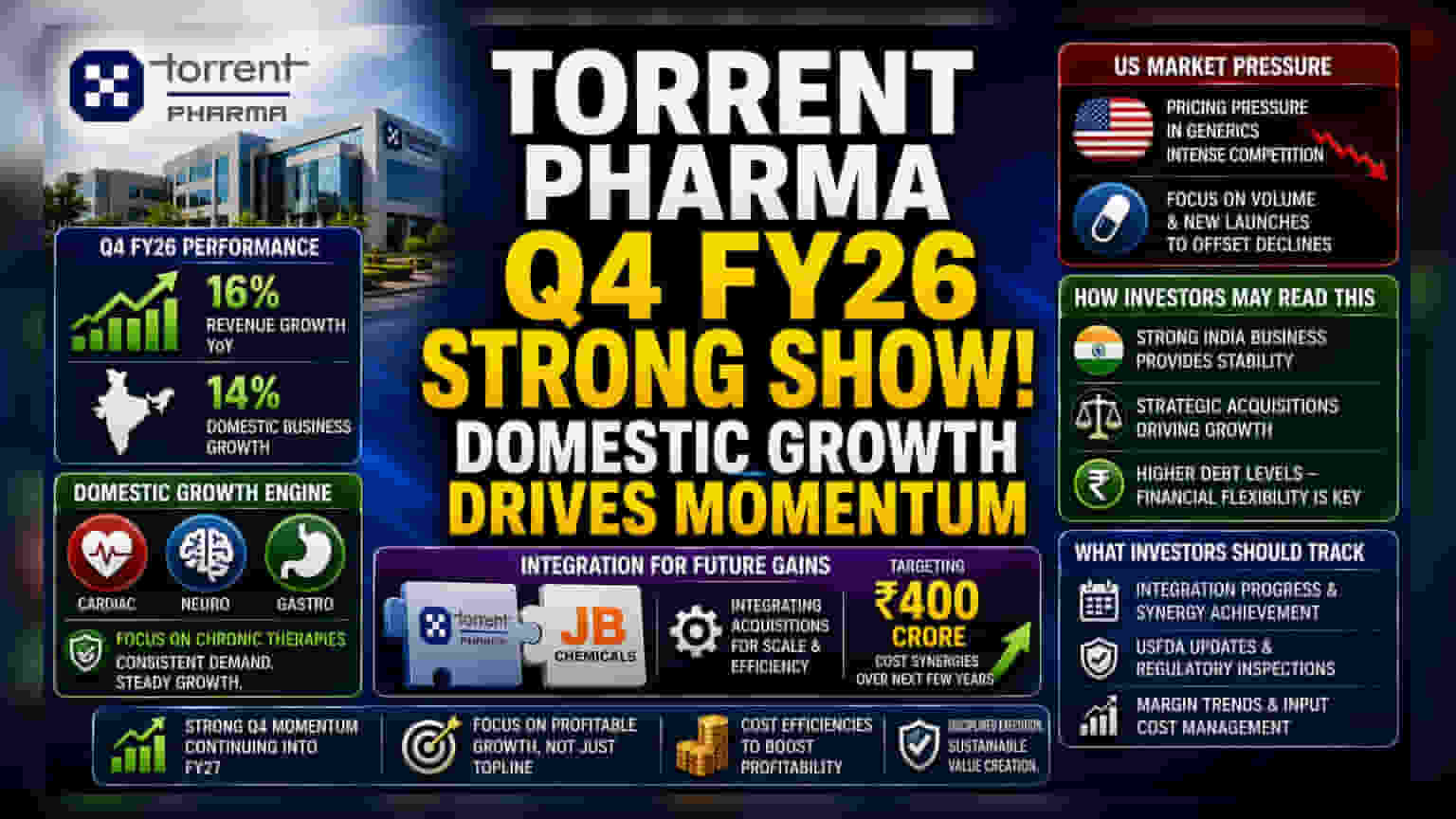 Torrent Pharma: ਭਾਰਤ 'ਚ ਜ਼ਬਰਦਸਤ ਵਿਕਰੀ, ਸਟਾਕ 'ਚ ਤੇਜ਼ੀ! ਹੁਣ ਇਸ ਚੀਜ਼ 'ਤੇ ਫੋਕਸ