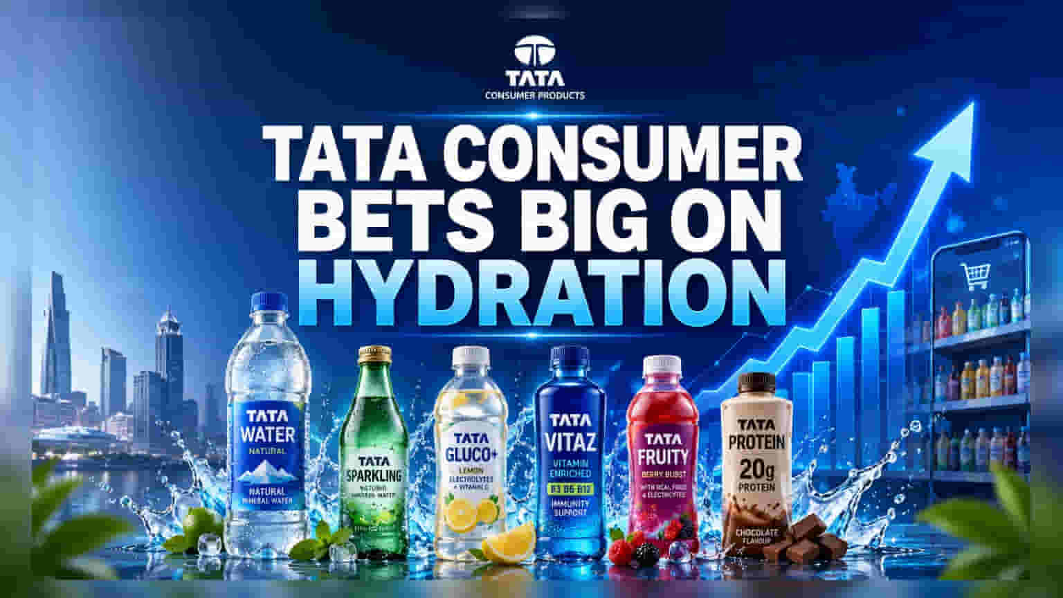 Tata Consumer Products: हायड्रेशनवर लक्ष केंद्रित करत कंपनी बनवतेय 'आरोग्यदायी' पाण्याची स्ट्रॅटेजी!