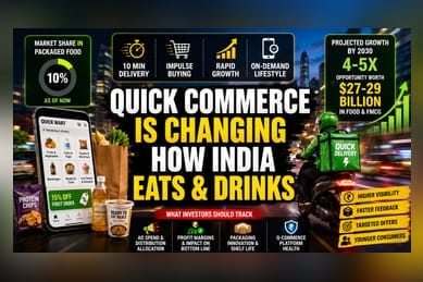 Quick Commerce Reshapes India's F&B Sales: Investor Note