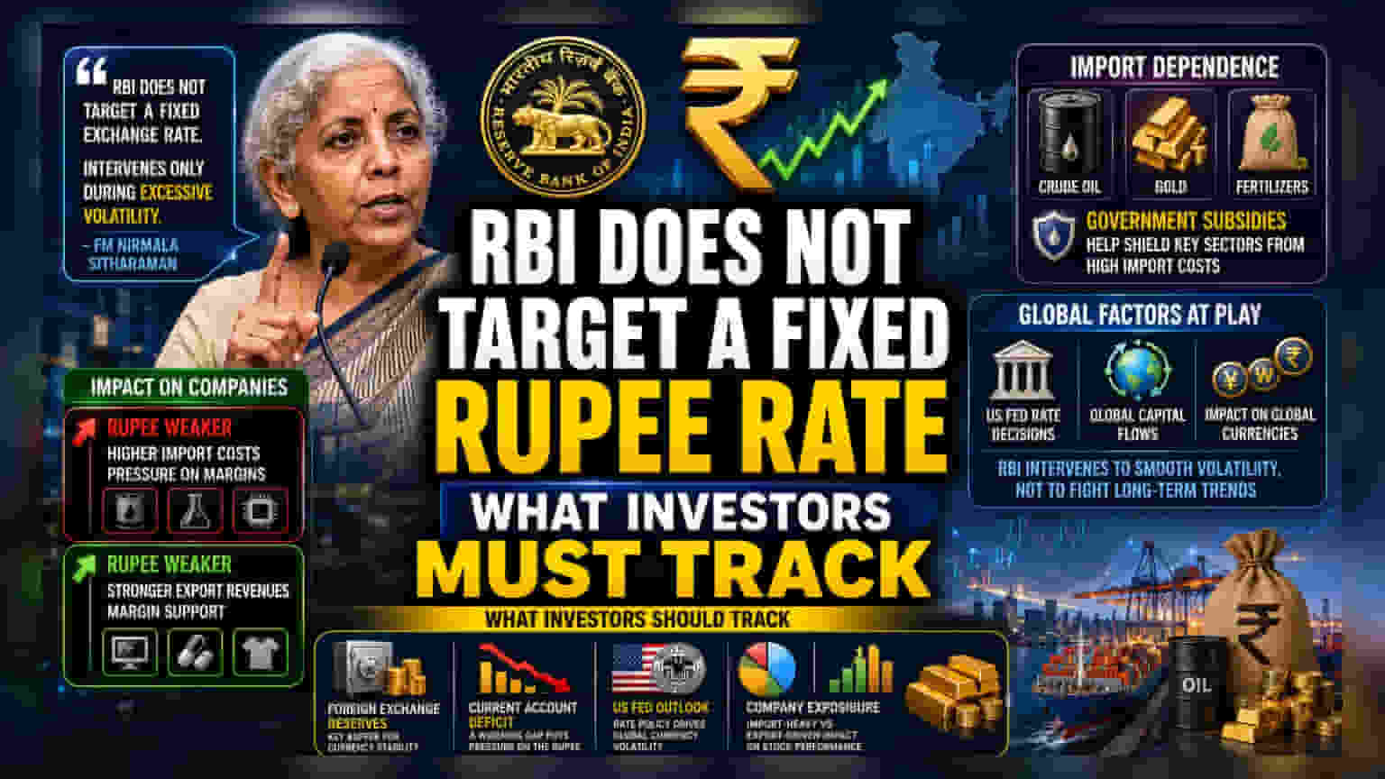 RBI రూపీ వాలటాలిటీపై స్పష్టత: ఇన్వెస్టర్లకు ఏం తెలుసుకోవాలి?