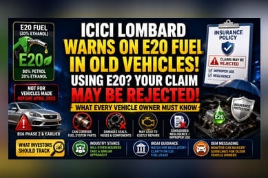 Using E20 Fuel in Old Cars? ICICI Lombard Flags Claim Risks