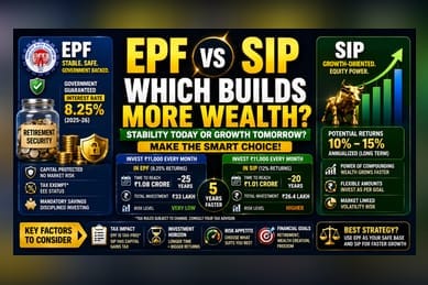 EPF vs. SIP: Comparing Two Ways to Reach ₹1 Crore