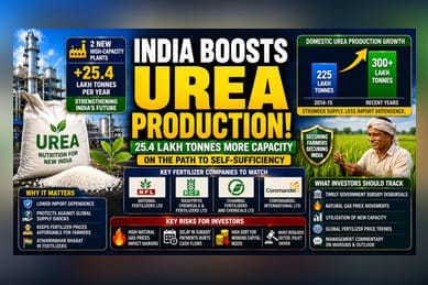 New Urea Plants Add Capacity: What It Means for Indian Fertilizer Stocks
