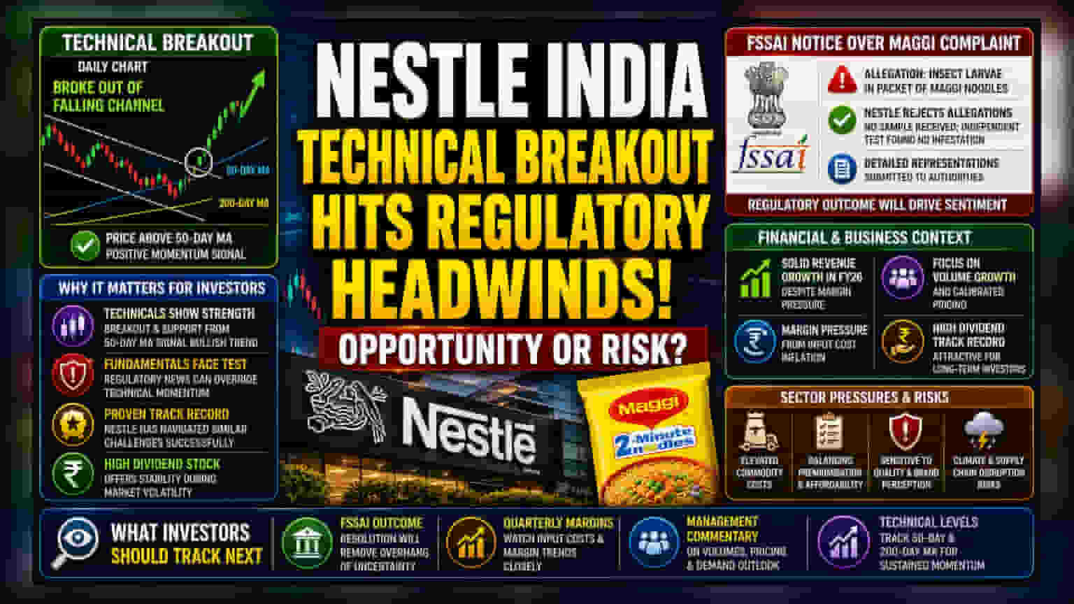 Nestle India: టెక్నికల్ బ్రేక్అవుట్.. కానీ రెగ్యులేటరీ కష్టాలు!