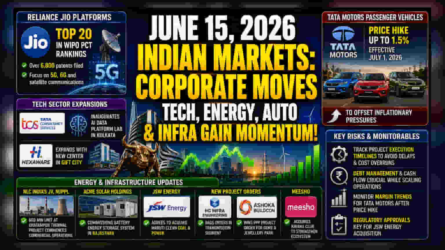 Corporate Roundup: Jio’s Patent Lead and Tata Motors Price Hike