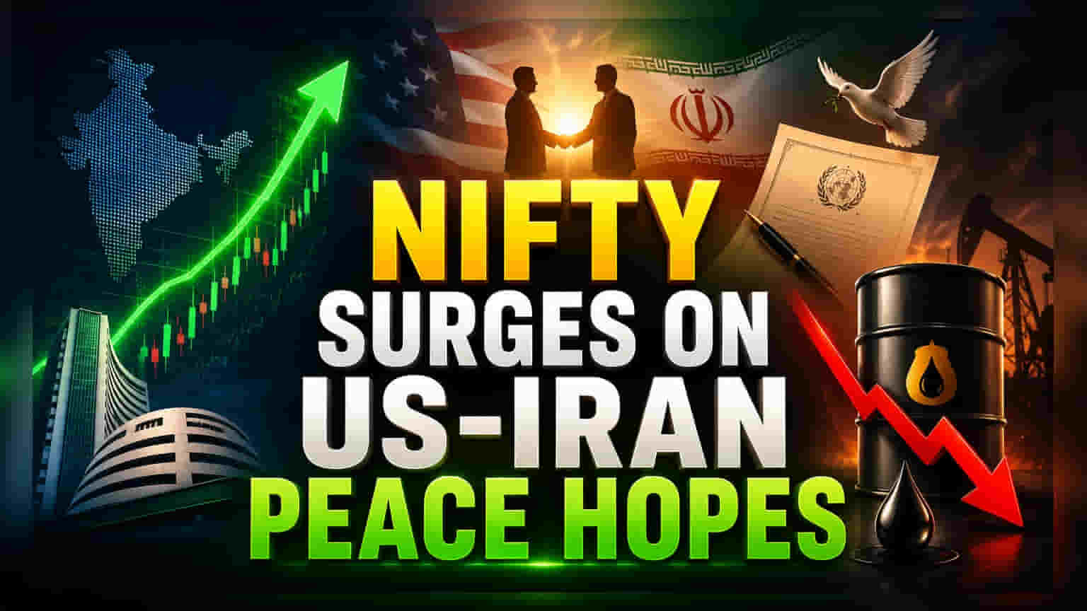 Nifty 24,000 ની નજીક: યુએસ-ઈરાન શાંતિ કરારથી બજારમાં તેજી
