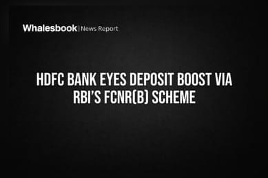 HDFC Bank Eyes Deposit Boost via RBI’s FCNR(B) Scheme