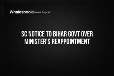 SC Notice to Bihar Govt Over Minister’s Reappointment