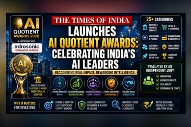 Times of India, Adrosonic Partner to Launch AI Quotient Awards