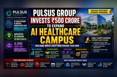 Pulsus Group to Set Up ₹500 Cr AI Healthcare Hub in Telangana