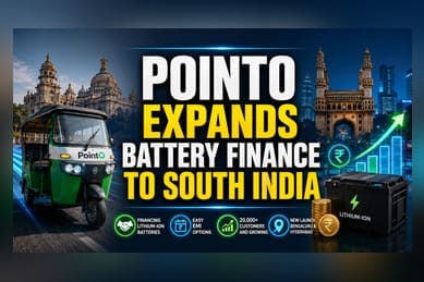 PointO Targets South India Expansion in Battery Finance