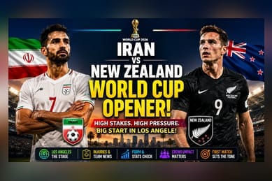 Iran vs New Zealand: World Cup Opener Under Pressure