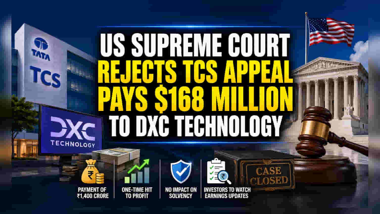 TCS Faces $168 Million Payout After US Court Rejects Appeal