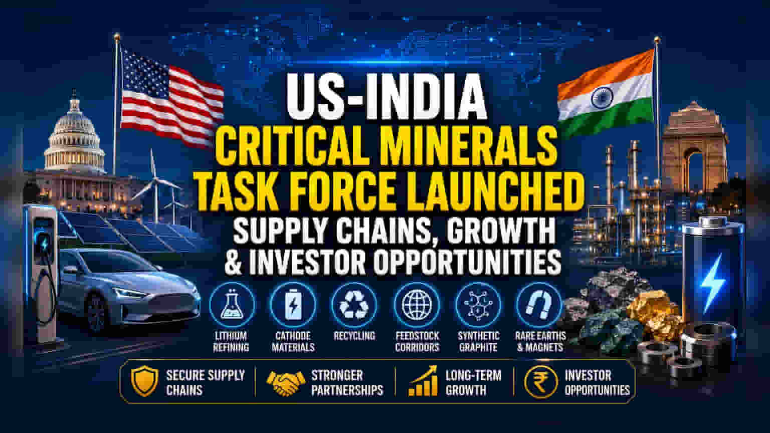 Critical Minerals Task Force: ભારત-US ની પહેલથી રોકાણકારો માટે કેવા છે સંકેત?