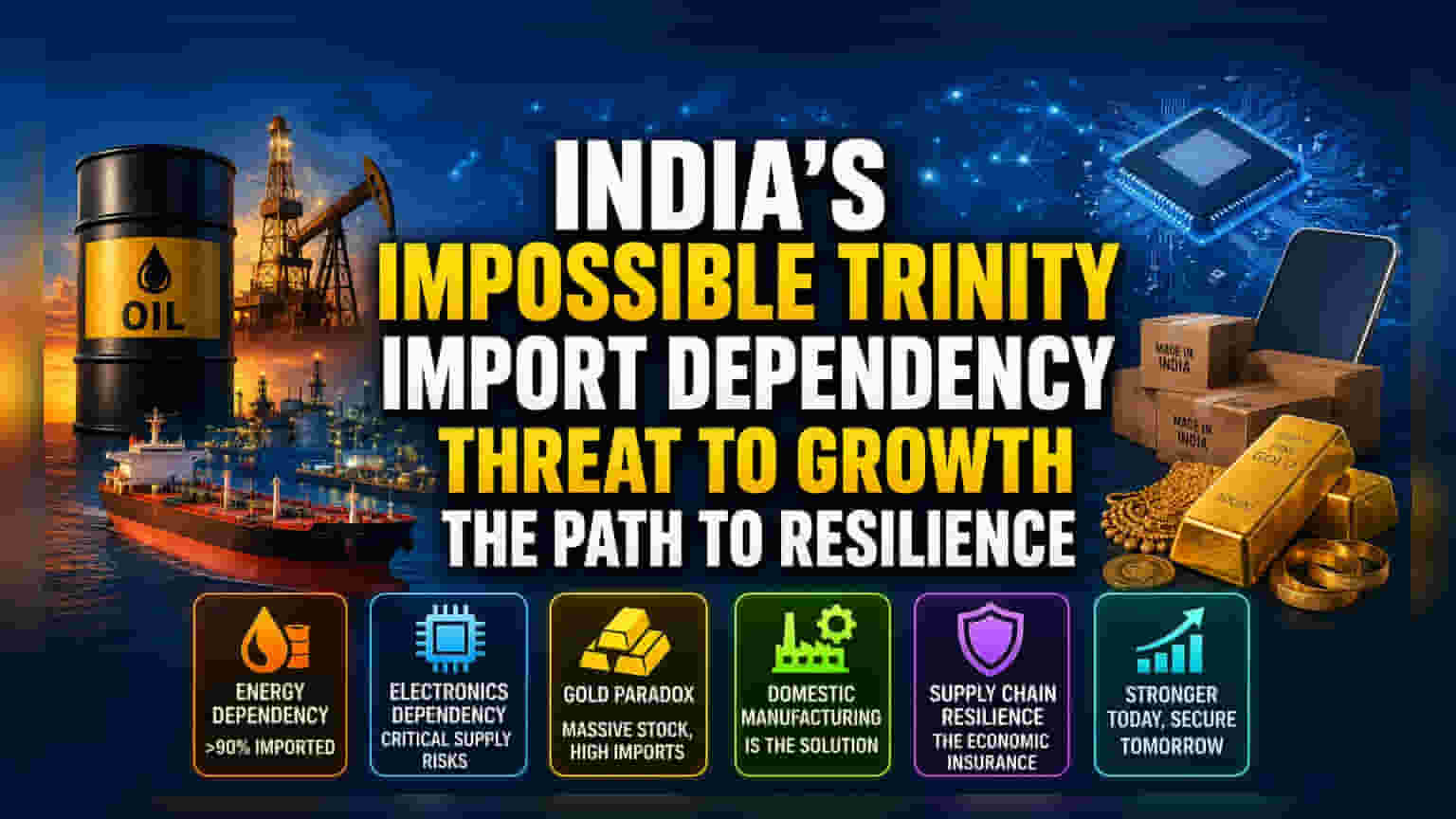 India's Import Reliance: 'Growth Trinity' का निवेशकों पर क्या असर?