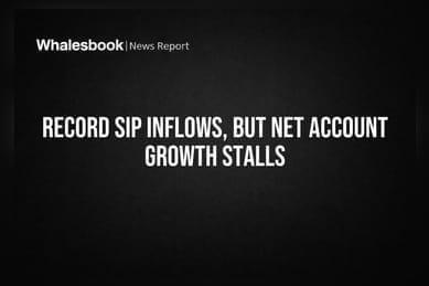 Record SIP Inflows, But Net Account Growth Stalls