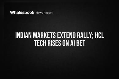 Indian Markets Extend Rally; HCL Tech Rises on AI Bet