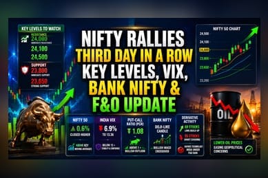 Nifty 50 Eyes 24,000 as Bullish Momentum Persists