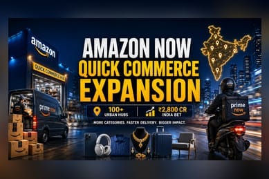 Amazon India Expands Quick Commerce with 100 New Hubs