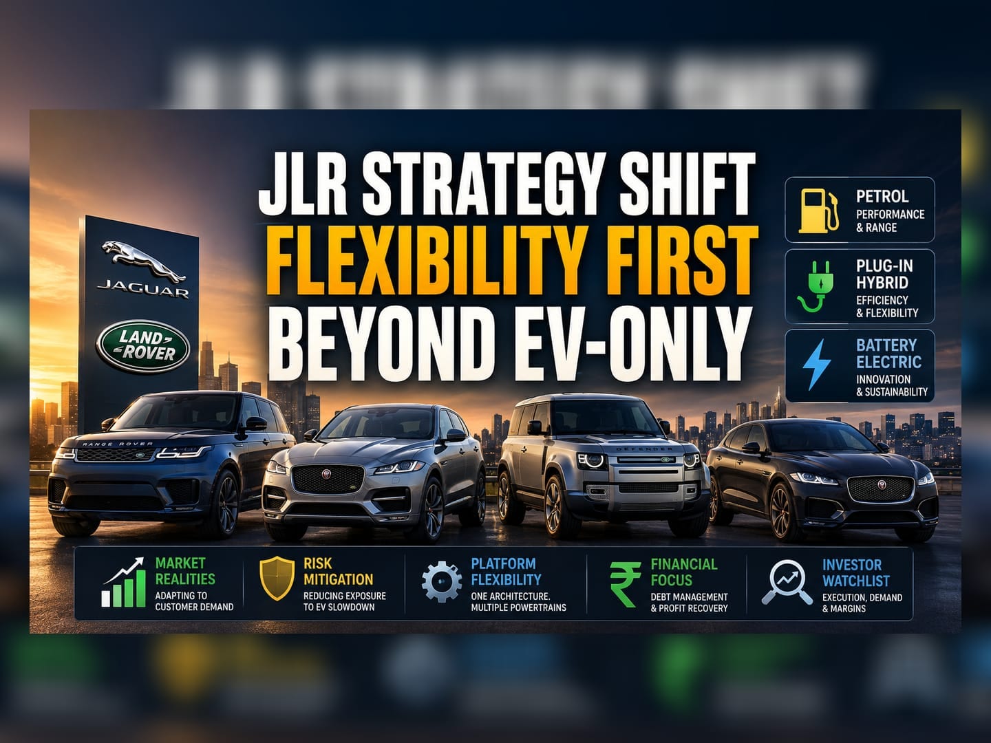 JLR Pivots to Flexible Engine Strategy Amid Market Shifts
