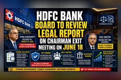HDFC Bank Board to Review Findings on Ex-Chairman Exit