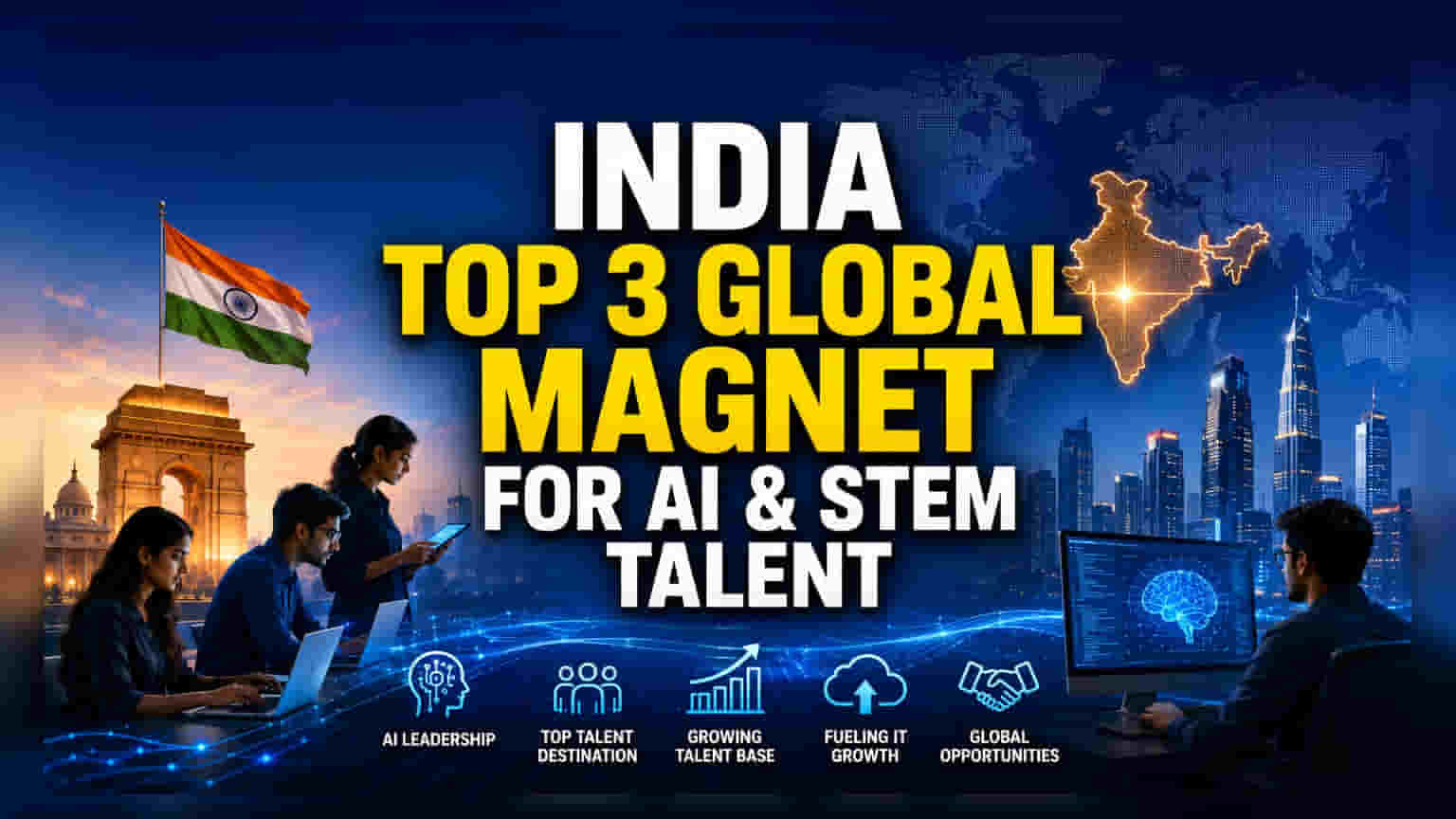 ਭਾਰਤ ਬਣਿਆ AI ਅਤੇ STEM ਟੈਲੈਂਟ ਦਾ ਗਲੋਬਲ ਹੱਬ