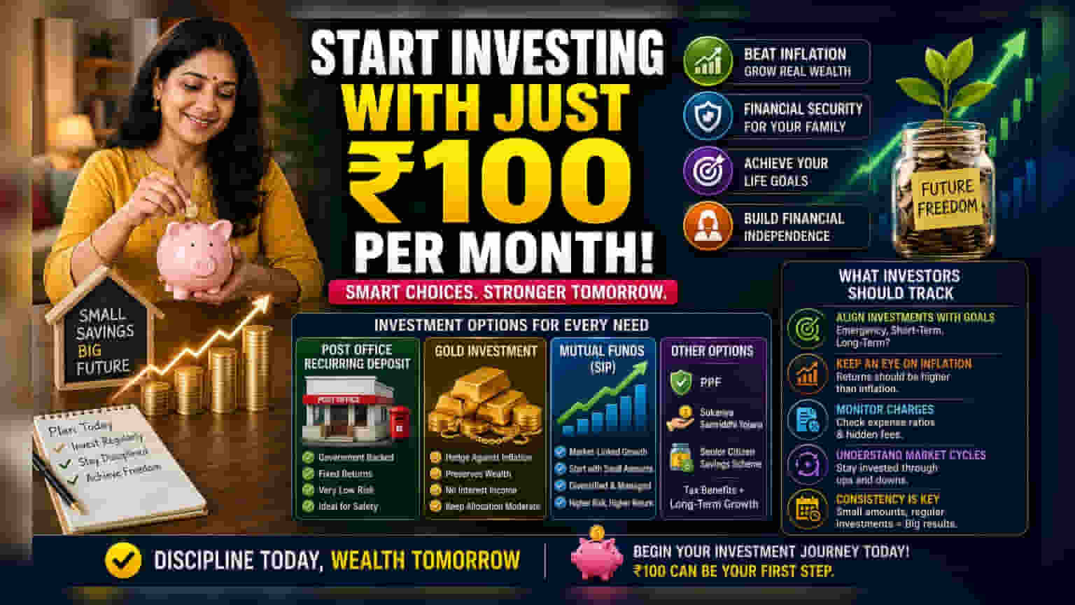 गहनों से लेकर म्यूचुअल फंड तक: ₹100 से ऐसे शुरू करें बचत, गृहणियों के लिए खास गाइड