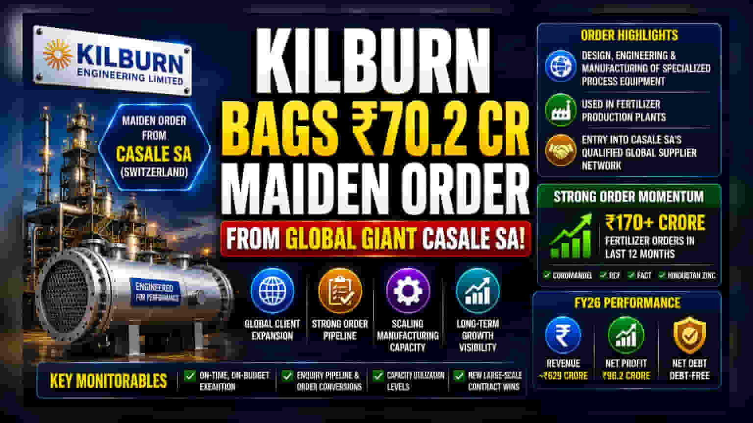 Kilburn Engineering Wins Rs 70 Cr Swiss Order