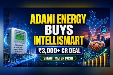 Adani Energy Buys IntelliSmart for ₹3,000 Cr: Key Takeaways
