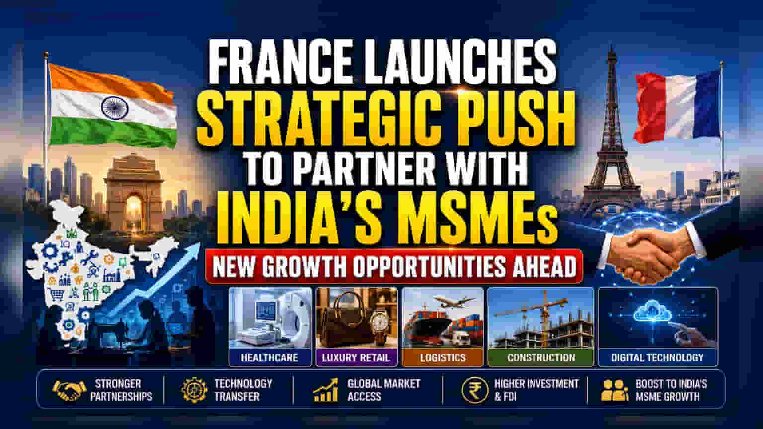 இந்திய MSME-களுடன் உறவை வலுப்படுத்தும் பிரான்ஸ்: முதலீட்டாளர்களுக்கு புதிய வாய்ப்புகள்!