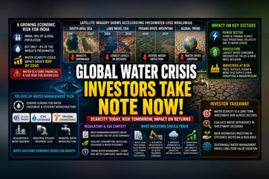 Global Water Crisis: Key Economic Risks & Sectors to Watch
