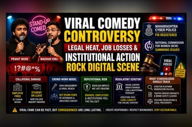 Indian Comedy Scrutiny: Legal and Professional Fallout
