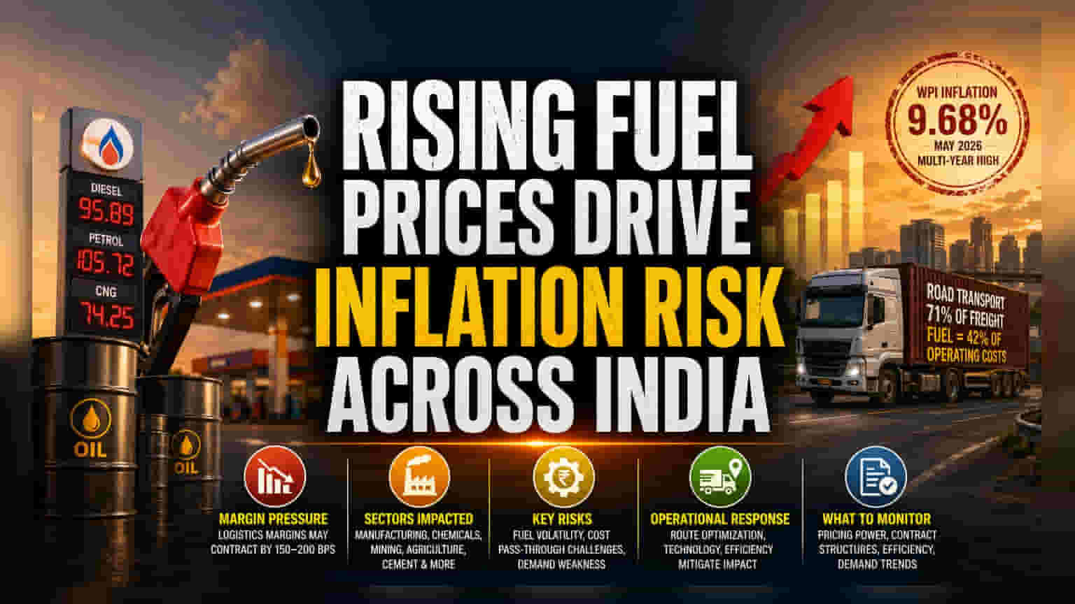 Indian Corporate Margins पर बढ़ती Fuel Costs का भारी असर, जानें निवेशकों के लिए क्या है बड़ी चिंता
