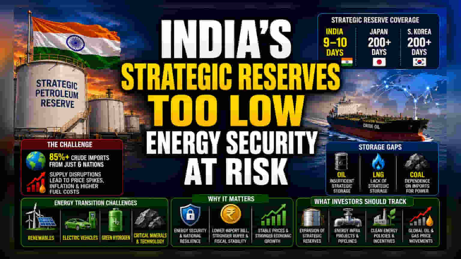India's Oil Reserves: Energy Security and Import Risks