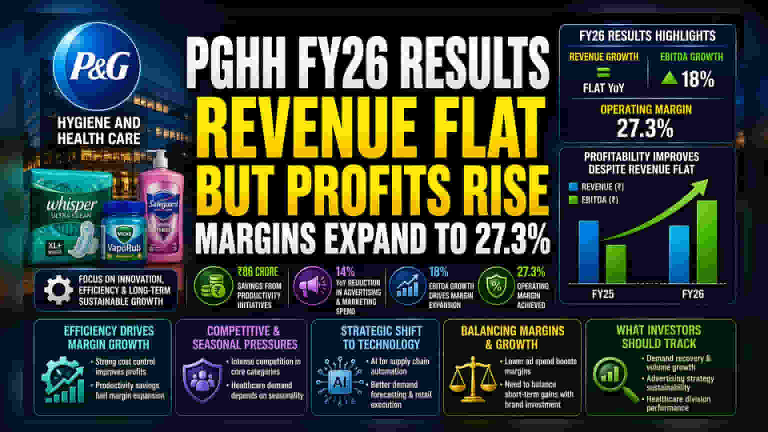 P&G Hygiene FY26: Profit Margins Rise Amid Flat Revenue