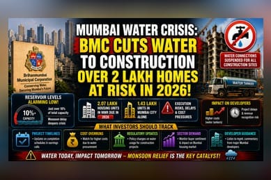 Mumbai Water Crisis: 1.43 Lakh New Homes Face Construction Risk