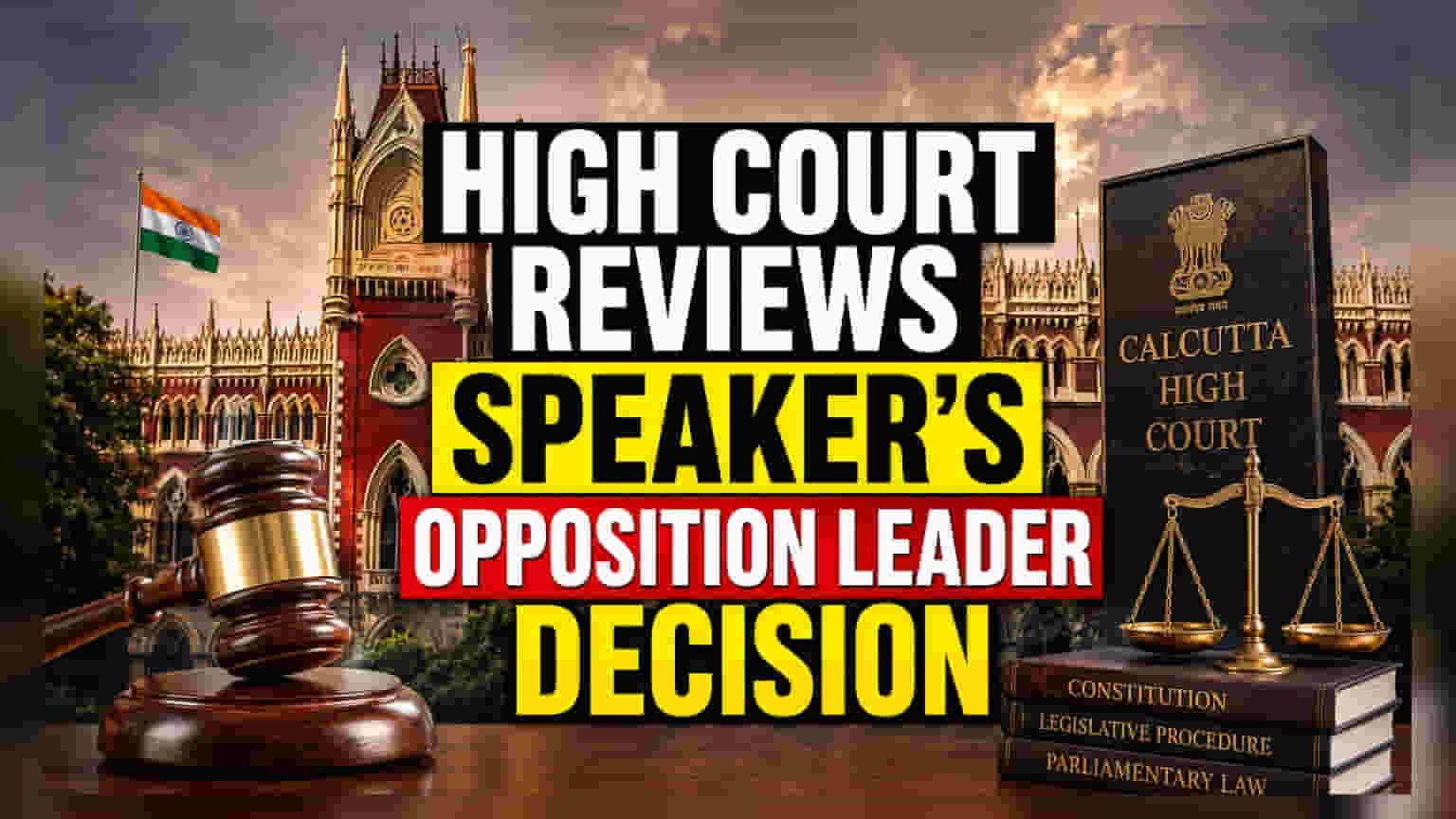 Calcutta HC: સ્પીકરના નિર્ણય પર સવાલ, વિપક્ષ નેતાની નિમણૂક સામે HCમાં સુનાવણી