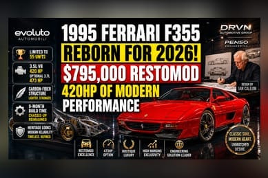 Ferrari F355 'Restomod': Inside the $795,000 Engineering Play