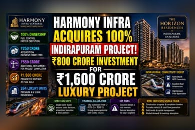 Harmony Infra Takes Full Control of Indirapuram Project