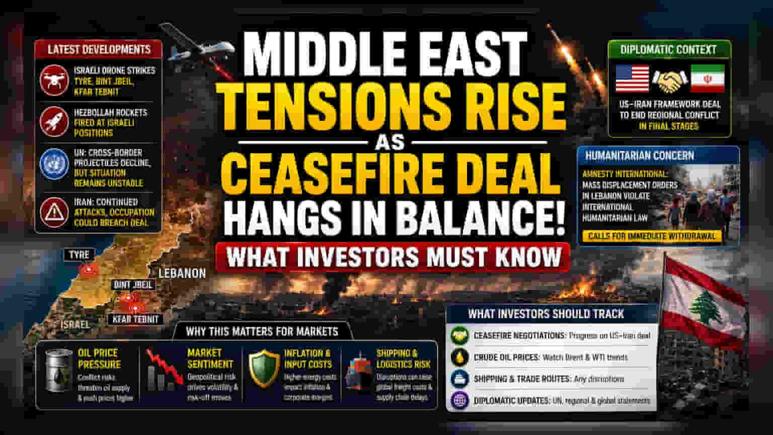 Israel-Lebanon Strikes Continue Amid Fragile Ceasefire Deal