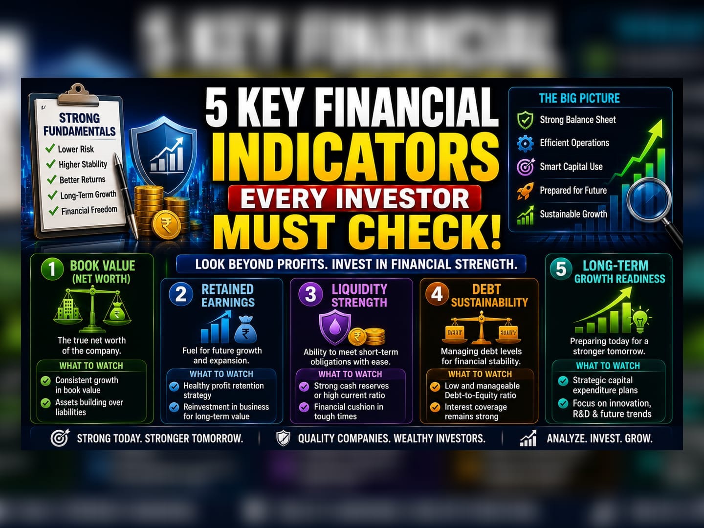 5 Fundamental Metrics to Analyze Stock Health