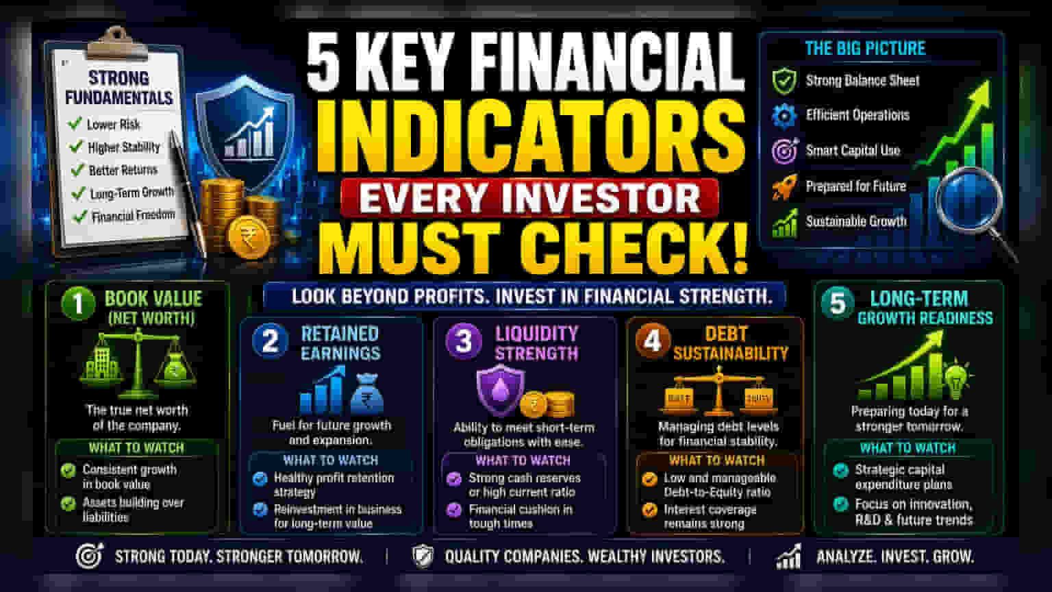 5 Fundamental Metrics to Analyze Stock Health